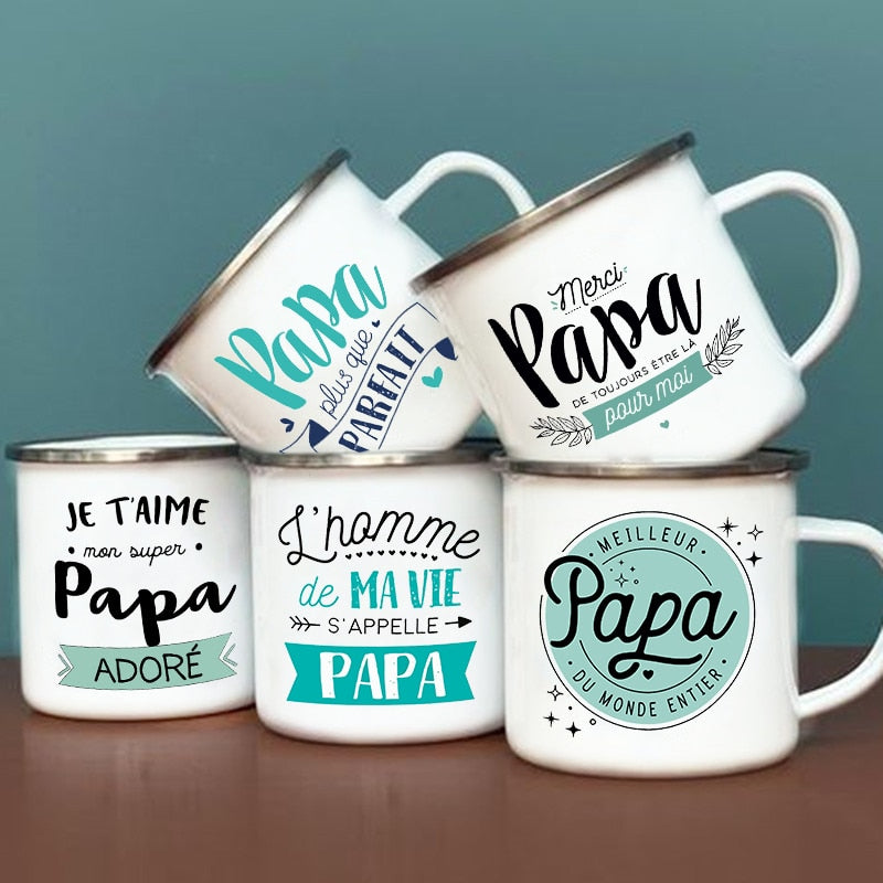 Best Dad In The World Camping Mug  Gift for Papa