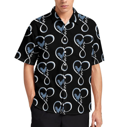 Chicken pattern Hawaiian Shirt - myfunfarm