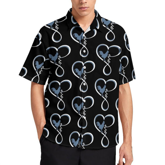 Chicken pattern Hawaiian Shirt - myfunfarm