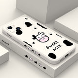 Cute Cow Phone Case For iPhone 14 13 12 11 Pro Max Mini X XR XS MAX SE2020 8 7 Plus 6 6S Plus Cover