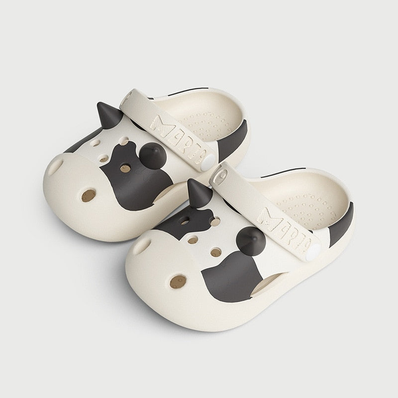 Cow pattern Slippers Soft for Kid - myfunfarm