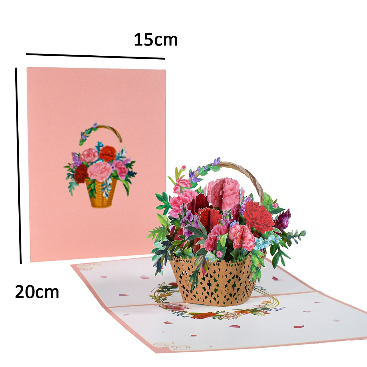 3D Pop Up Mothers Day Cards Gifts Floral Bouquet - myfunfarm