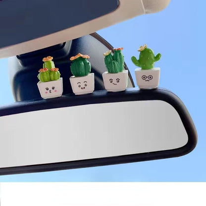Resin Cartoon Little Cow Car Accessories Interior  Hanging Ornament Rear View Mirror - myfunfarm
