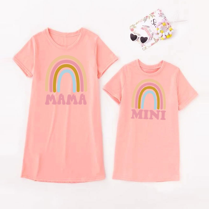 Mother And Daughter Autumn Summer Long Dress - myfunfarm