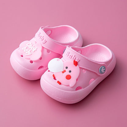 Summer Cold Slippers Non -slip and Soft Bottom Comfort Cute Baby Hole Shoes - myfunfarm