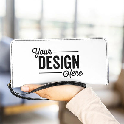Personalized name-Long Wallet Ladies Brown Vintage  Black Horse - myfunfarm