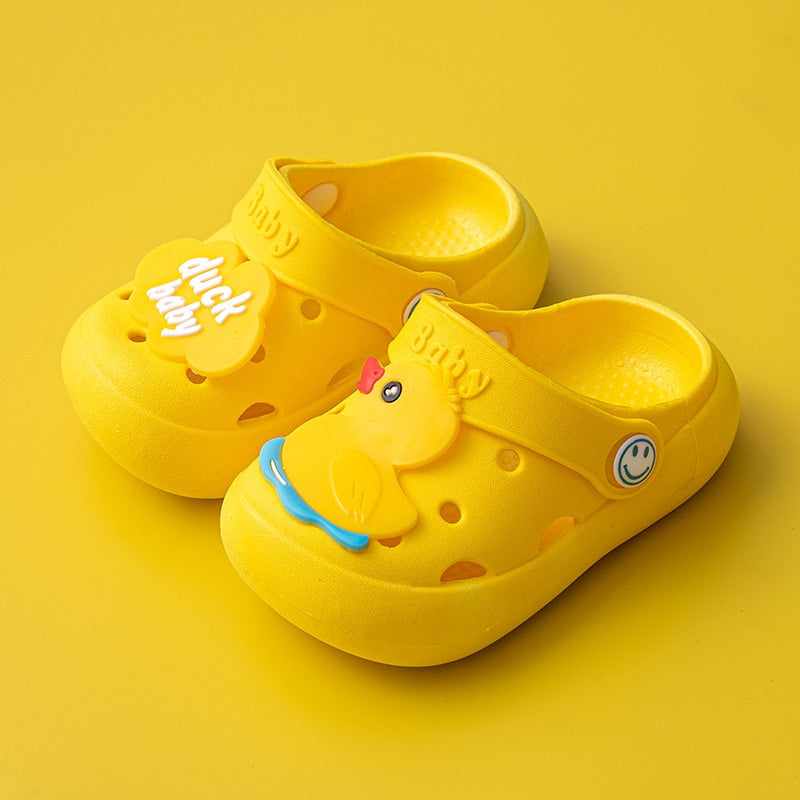 Summer Cold Slippers Non -slip and Soft Bottom Comfort Cute Baby Hole Shoes - myfunfarm