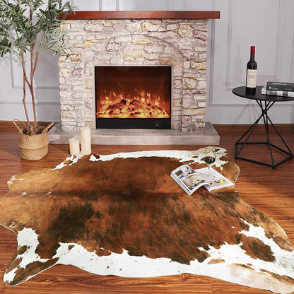 Luxury Cowhide Carpet Cow pattern Rug  for Bedroom Living Home Decor - myfunfarm