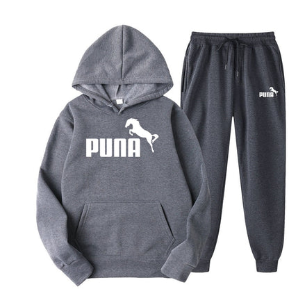 Fleece Hoodies and Pants Two Piece Sets Puna Horse - myfunfarm