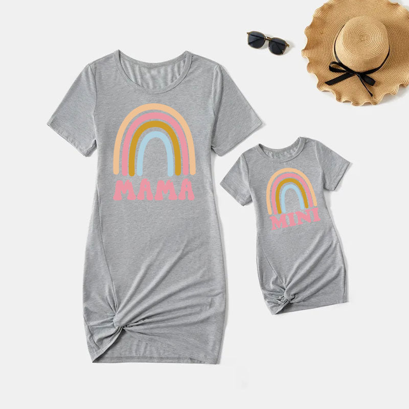 Mother And Daughter Autumn Summer Long Dress - myfunfarm