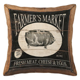 Farm animals series print pillowcase