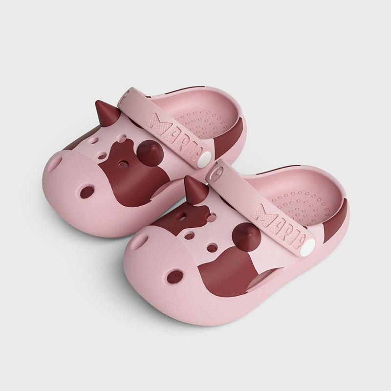 Cow pattern Slippers Soft for Kid - myfunfarm