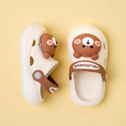 Summer Cold Slippers Non -slip and Soft Bottom Comfort Cute Baby Hole Shoes - myfunfarm