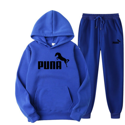 Fleece Hoodies and Pants Two Piece Sets Puna Horse - myfunfarm