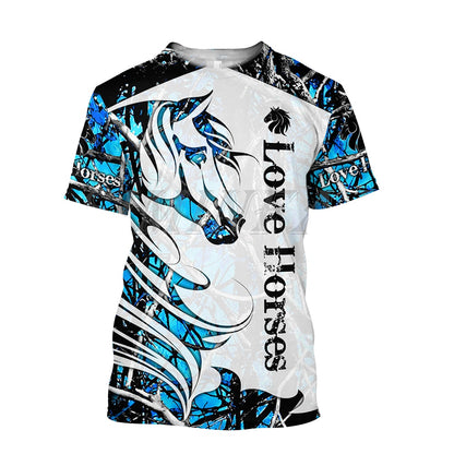3D Printing Horse Unisex T-Shirt for Horse Lovers - myfunfarm