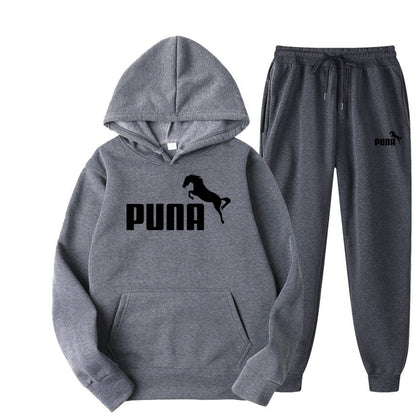 Fleece Hoodies and Pants Two Piece Sets Puna Horse - myfunfarm