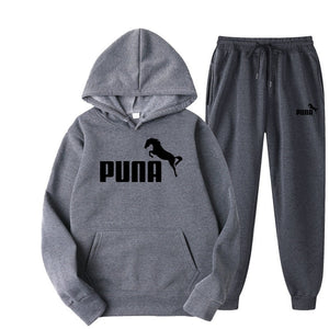 Fleece Hoodies and Pants Two Piece Sets Puna Horse