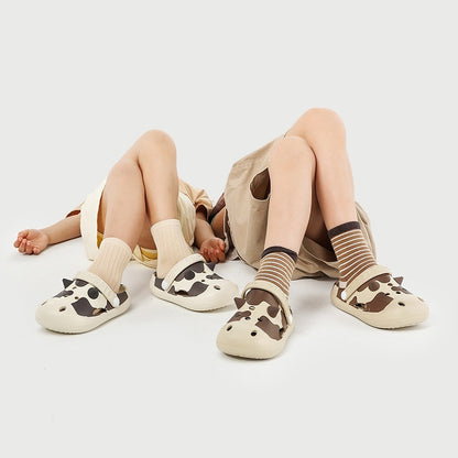 Cow pattern Slippers Soft for Kid - myfunfarm