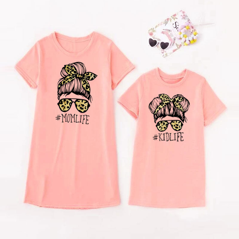 Mother And Daughter Autumn Summer Long Dress - myfunfarm