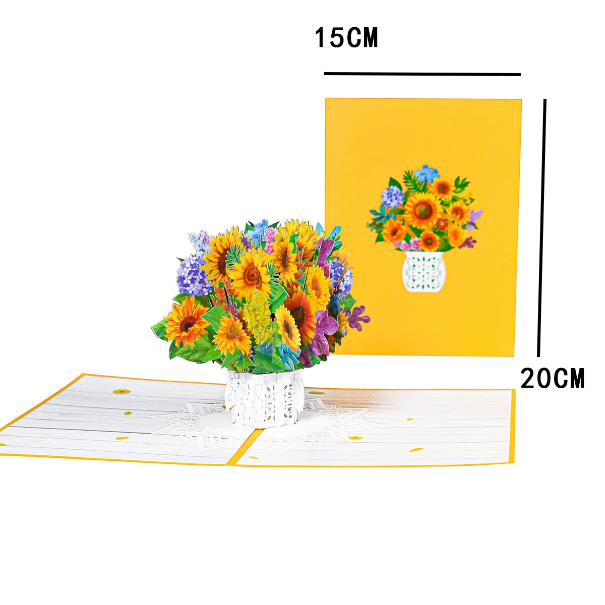 3D Pop Up Mothers Day Cards Gifts Floral Bouquet - myfunfarm