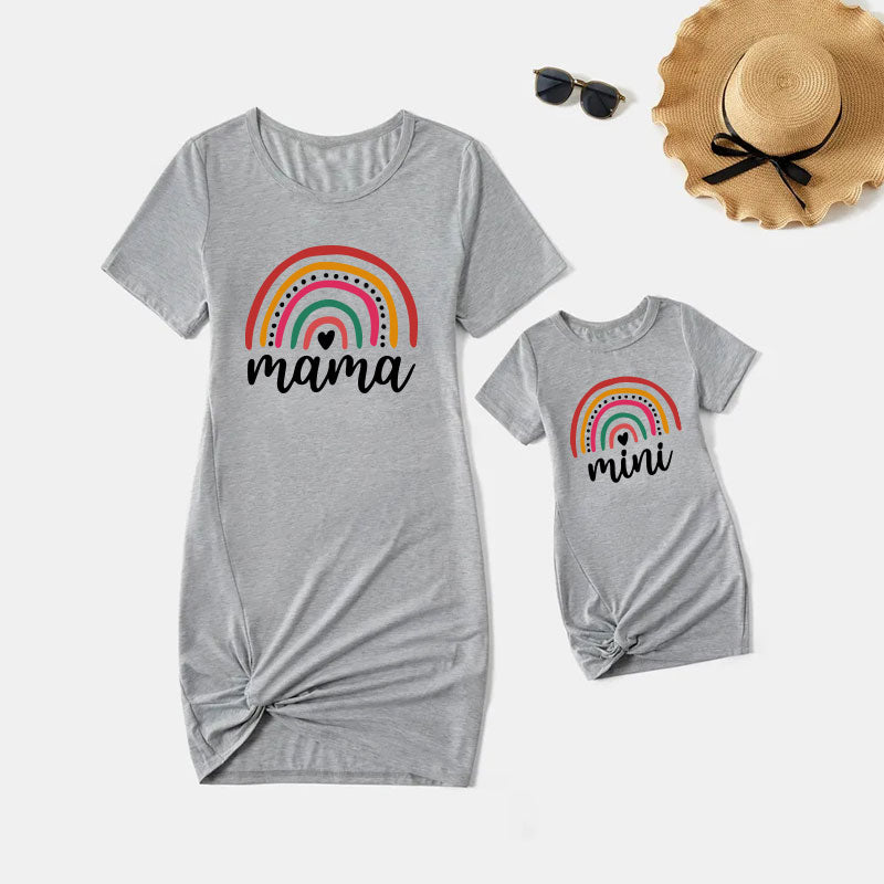 Mother And Daughter Autumn Summer Long Dress - myfunfarm