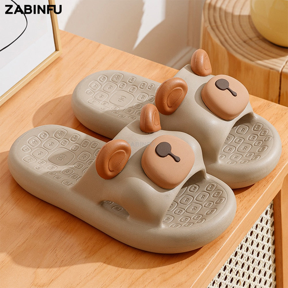 Cute Cow-Pig design Soft Slippers - myfunfarm