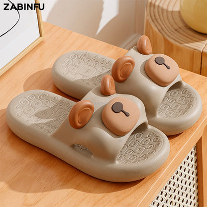 Cute Cow-Pig design Soft Slippers - myfunfarm