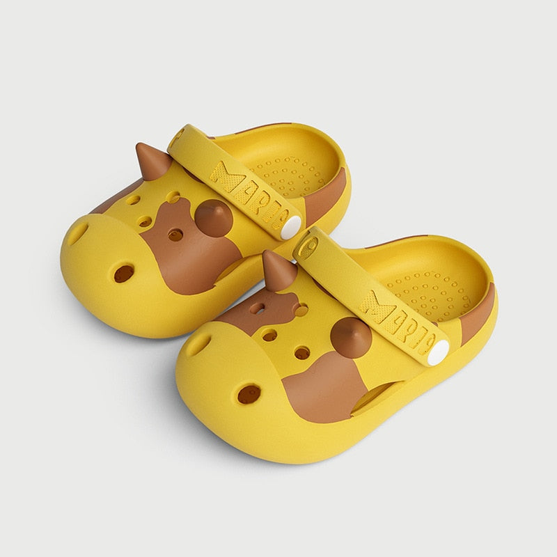 Cow pattern Slippers Soft for Kid - myfunfarm