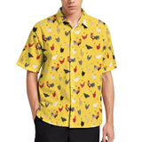 Chicken pattern Hawaiian Shirt