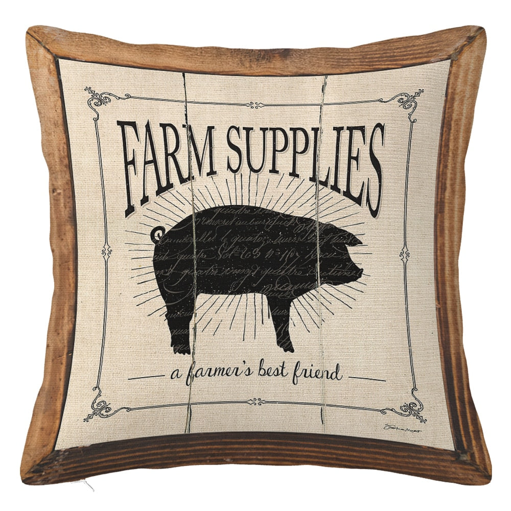 Farm animals series print pillowcase - myfunfarm