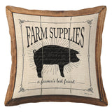 Farm animals series print pillowcase