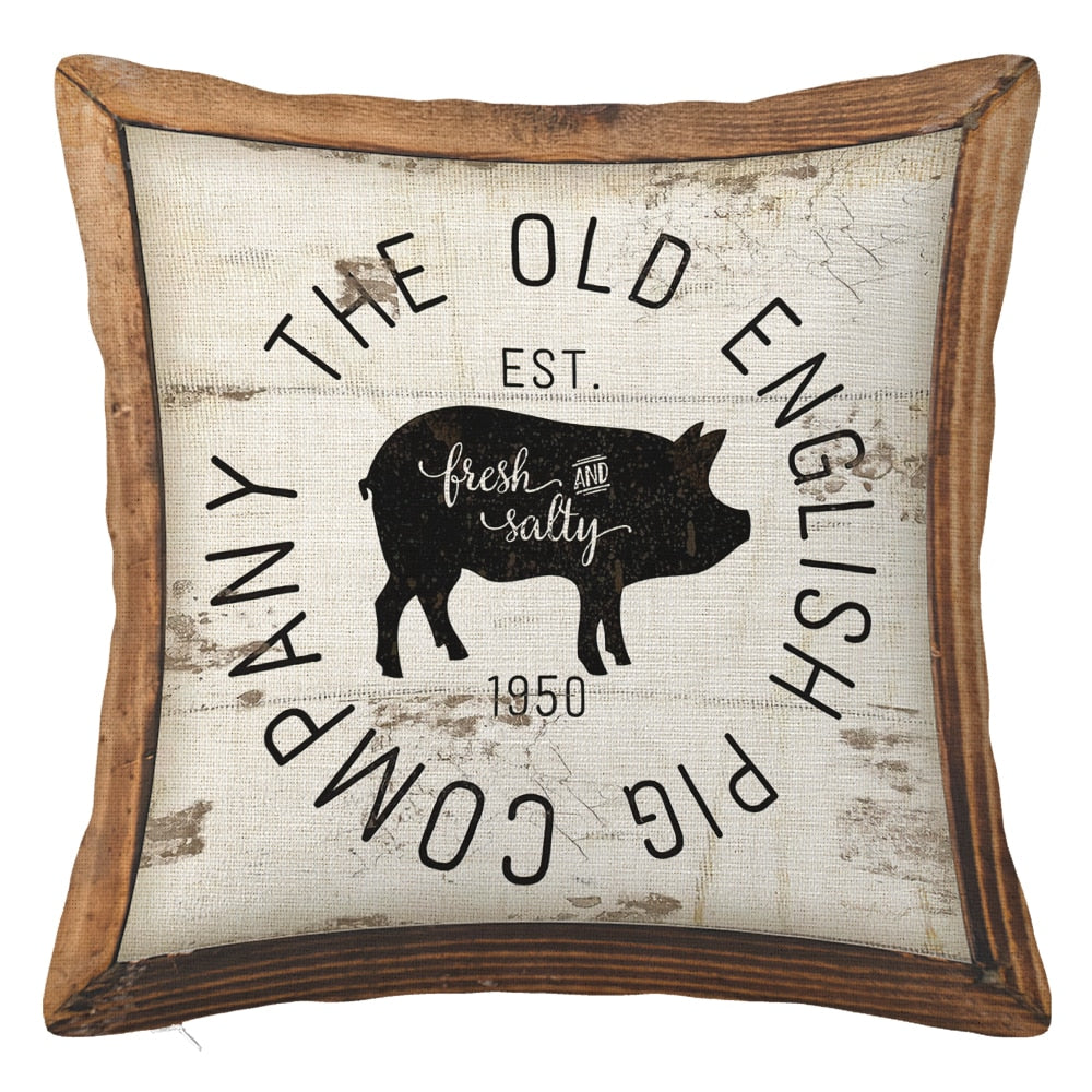 Farm animals series print pillowcase - myfunfarm