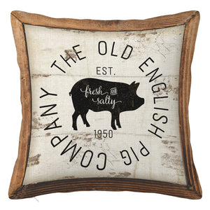 Farm animals series print pillowcase