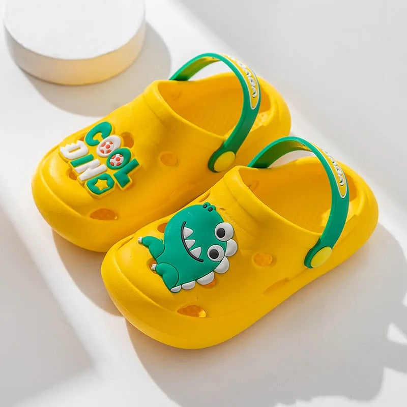 Summer Cold Slippers Non -slip and Soft Bottom Comfort Cute Baby Hole Shoes - myfunfarm