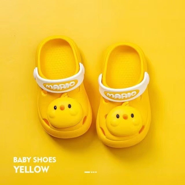 Summer Cold Slippers Non -slip and Soft Bottom Comfort Cute Baby Hole Shoes - myfunfarm