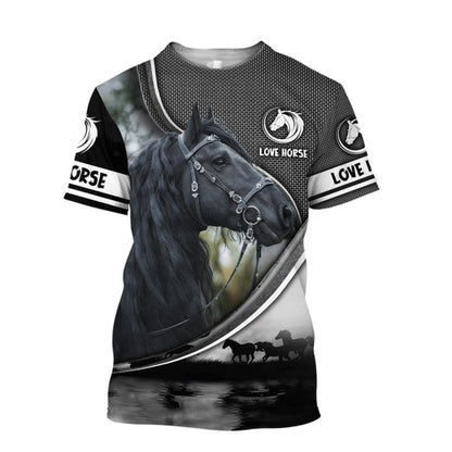 3D Printing Horse Unisex T-Shirt for Horse Lovers - myfunfarm