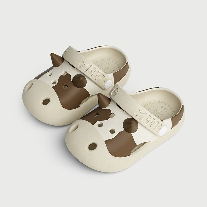 Cow pattern Slippers Soft for Kid - myfunfarm