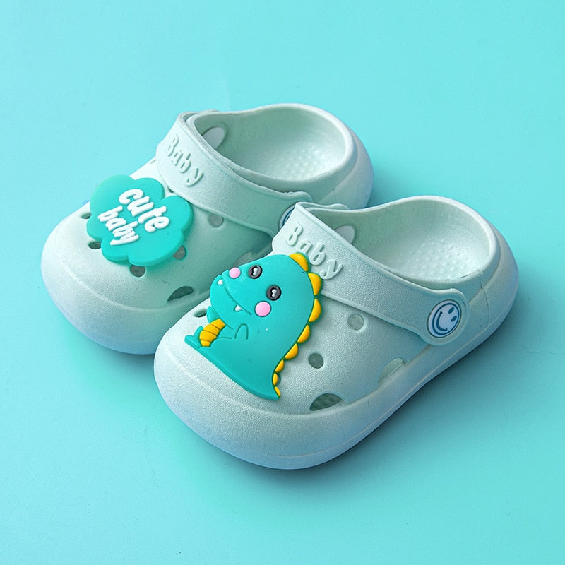 Summer Cold Slippers Non -slip and Soft Bottom Comfort Cute Baby Hole Shoes - myfunfarm