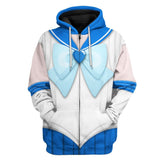 Cosplay Sailor Mercury Custom Tshirt Hoodie Long sleeve - Apparel