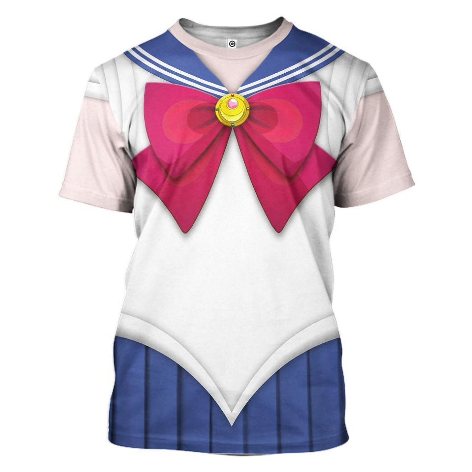 Cosplay Sailor Moon Custom Tshirt Hoodie Long sleeve - Apparel