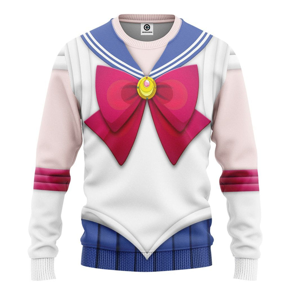 Cosplay Sailor Moon Custom Tshirt Hoodie Long sleeve - Apparel