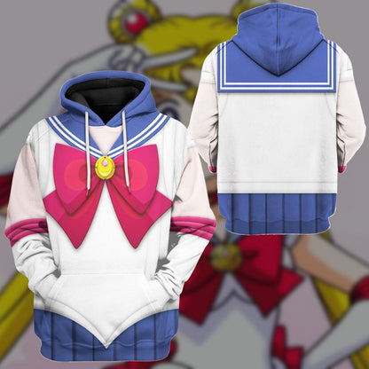 Cosplay Sailor Moon Custom Tshirt Hoodie Long sleeve - Apparel