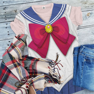 Cosplay Sailor Moon Custom Tshirt Hoodie Long sleeve - Apparel