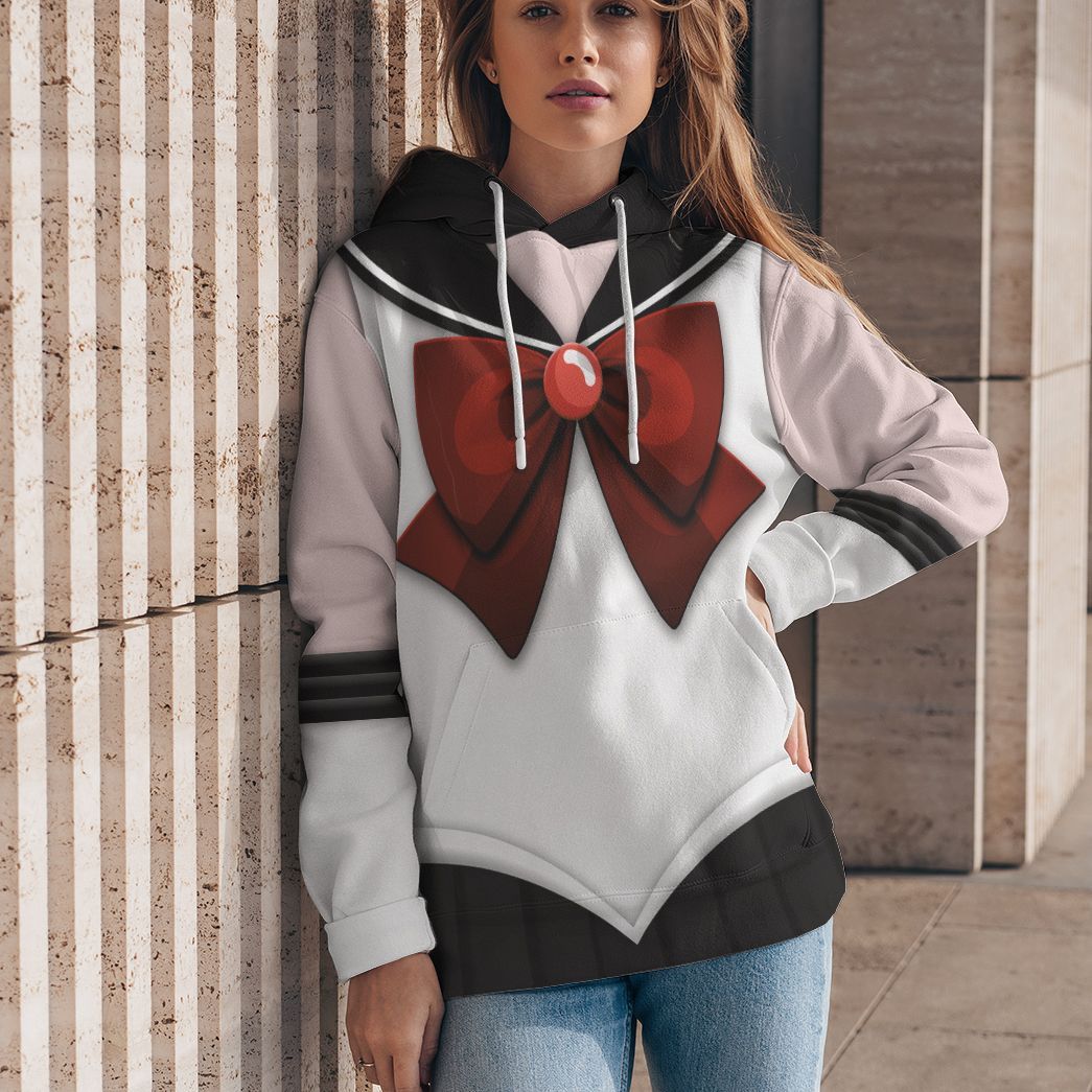 Cosplay Sailor Pluto Custom Tshirt Hoodie Long sleeve - Apparel