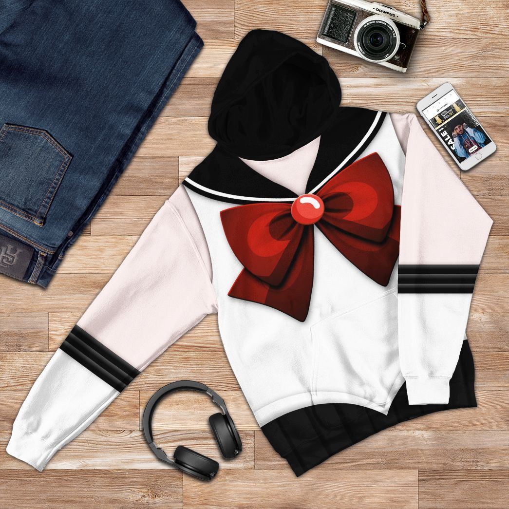 Cosplay Sailor Pluto Custom Tshirt Hoodie Long sleeve - Apparel