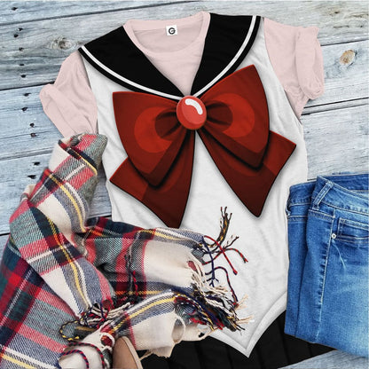 Cosplay Sailor Pluto Custom Tshirt Hoodie Long sleeve - Apparel