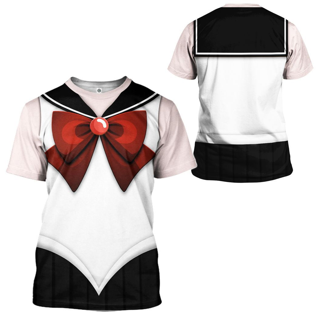 Cosplay Sailor Pluto Custom Tshirt Hoodie Long sleeve - Apparel