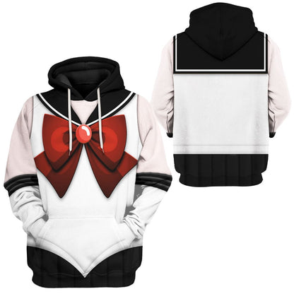 Cosplay Sailor Pluto Custom Tshirt Hoodie Long sleeve - Apparel