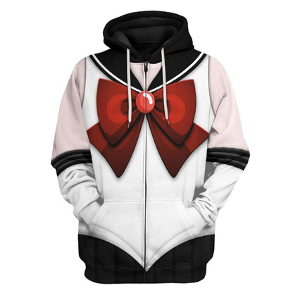 Cosplay Sailor Pluto Custom Tshirt Hoodie Long sleeve - Apparel