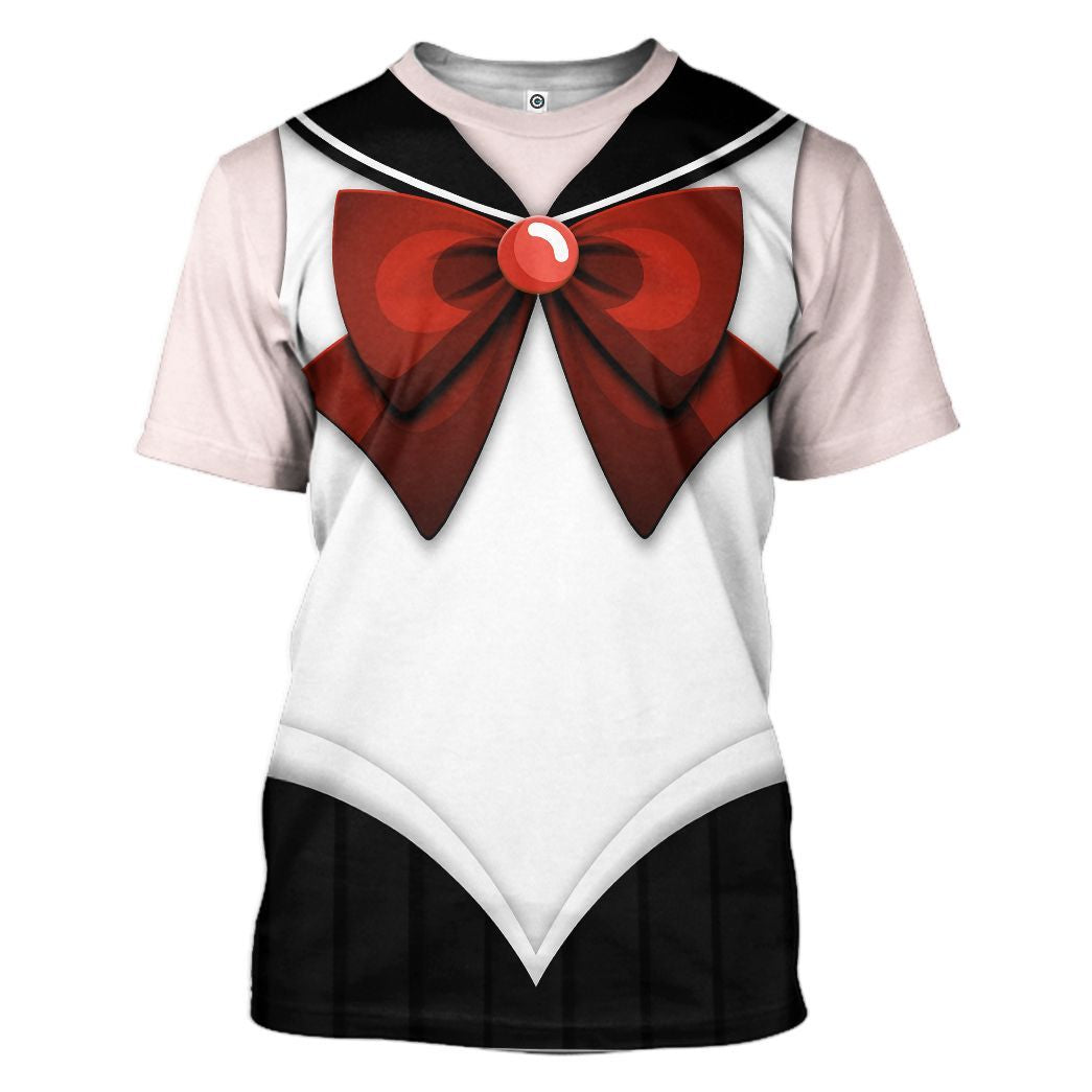 Cosplay Sailor Pluto Custom Tshirt Hoodie Long sleeve - Apparel